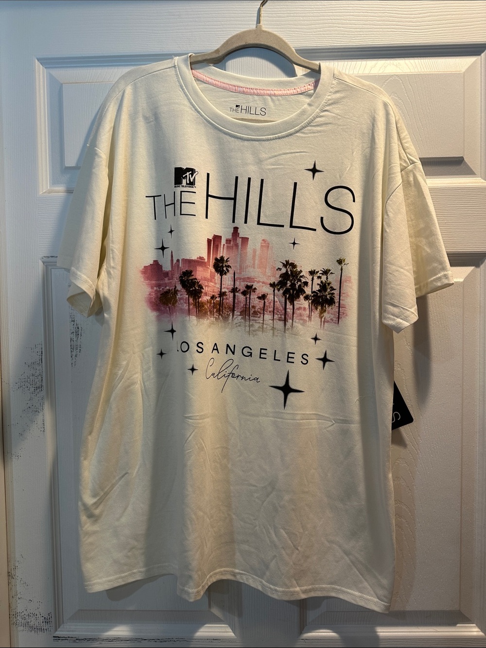 NWT! MTV The Hills Doubled Sided Oversized Tee Shirt Dress M T-shirt Y2K